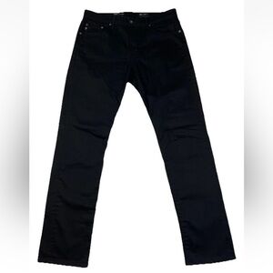 AG Adriano Goldschmied Everett Jeans Mens 32 X 32 Black Slim Straight Denim